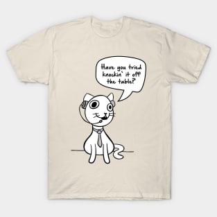 Call Center Cat T-Shirt
